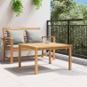 Table basse Marron 85 x 85 x 45 cm Bois de teck massif 