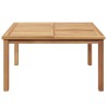 Table basse Marron 85 x 85 x 45 cm Bois de teck massif 