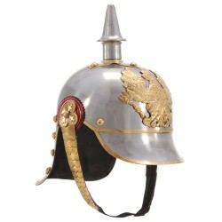 Casque prussien allemand antique pour GN Argenté Acier 