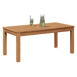 Table de Jardin Marron 95 x 45 x 40 cm Bois de teck massif 