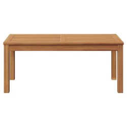 Table de Jardin Marron 95 x 45 x 40 cm Bois de teck massif 
