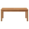 Table de Jardin Marron 95 x 45 x 40 cm Bois de teck massif 