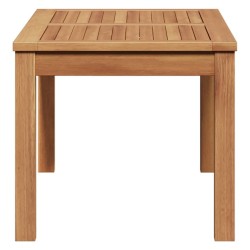 Table de Jardin Marron 95 x 45 x 40 cm Bois de teck massif 