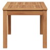 Table de Jardin Marron 95 x 45 x 40 cm Bois de teck massif 