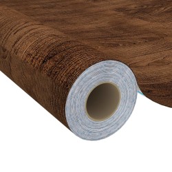 Films autoadhésifs pour portes 4 pcs Chêne foncé 210x90 cm PVC 