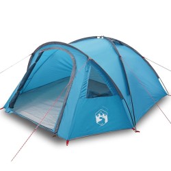 Tente avec toit Bleu Moyen Polyester 