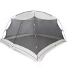 Tente Anti-Moustiques avec porte grise pour 6 personnes, imperméable. 