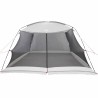 Tente Anti-Moustiques avec porte grise pour 6 personnes, imperméable. 