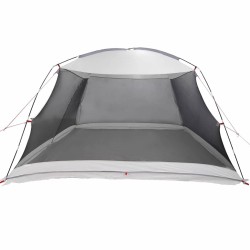 Tente Anti-Moustiques avec porte grise pour 6 personnes, imperméable. 