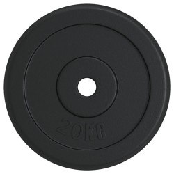 Plaque de poids 20 kg Fonte 