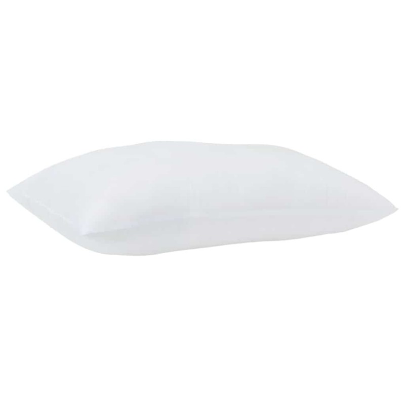 Oreillers 2 pcs Blanc 60 x 80 cm 85gsm 100% polyester 