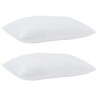 Oreillers 2 pcs Blanc 60 x 80 cm 85gsm 100% polyester 