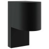 Appliques murales extérieures 2 pcs Acier inoxydable noir IP44 