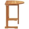 Table pliable de balcon 90x60x72 cm bois d'acacia solide 