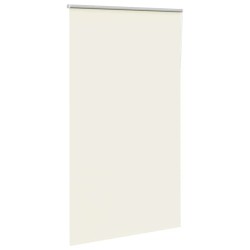 Store enrouleur occultant blanc cassé 130x210 cm largeur tissu 