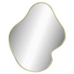 Miroir mural Doré 60x50 cm 
