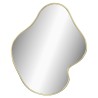 Miroir mural Doré 60x50 cm 