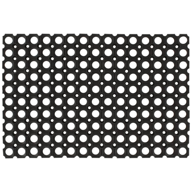 Tapis en caoutchouc 5 pcs 16 mm 40 x 60 cm 