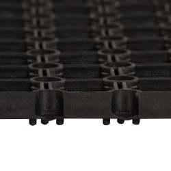 Tapis en caoutchouc 5 pcs 16 mm 40 x 60 cm 