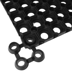 Tapis en caoutchouc 5 pcs 16 mm 40 x 60 cm 