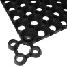 Tapis en caoutchouc 5 pcs 16 mm 40 x 60 cm 