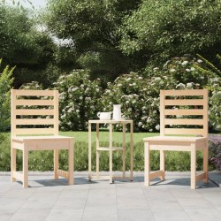 Chaises de jardin lot de 2 50x48x91,5 cm bois massif de pin 