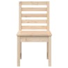 Chaises de jardin lot de 2 50x48x91,5 cm bois massif de pin 