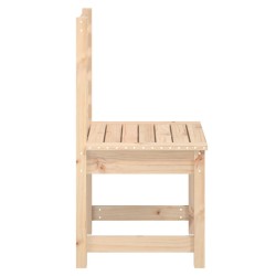 Chaises de jardin lot de 2 50x48x91,5 cm bois massif de pin 