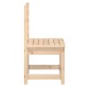 Chaises de jardin lot de 2 50x48x91,5 cm bois massif de pin 