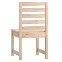 Chaises de jardin lot de 2 50x48x91,5 cm bois massif de pin 