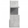 Organisateur de bureau gris béton 49x20x52,5 cm 