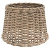Abat-jour de plafonnier marron Ø40x26 cm osier 