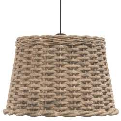 Abat-jour de plafonnier marron Ø40x26 cm osier 