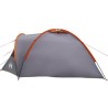 Tente Gris et orange Large Polyester et fibre de verre 
