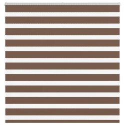 Store zèbre marron 145x150cm largeur du tissu 140,9cm polyester 