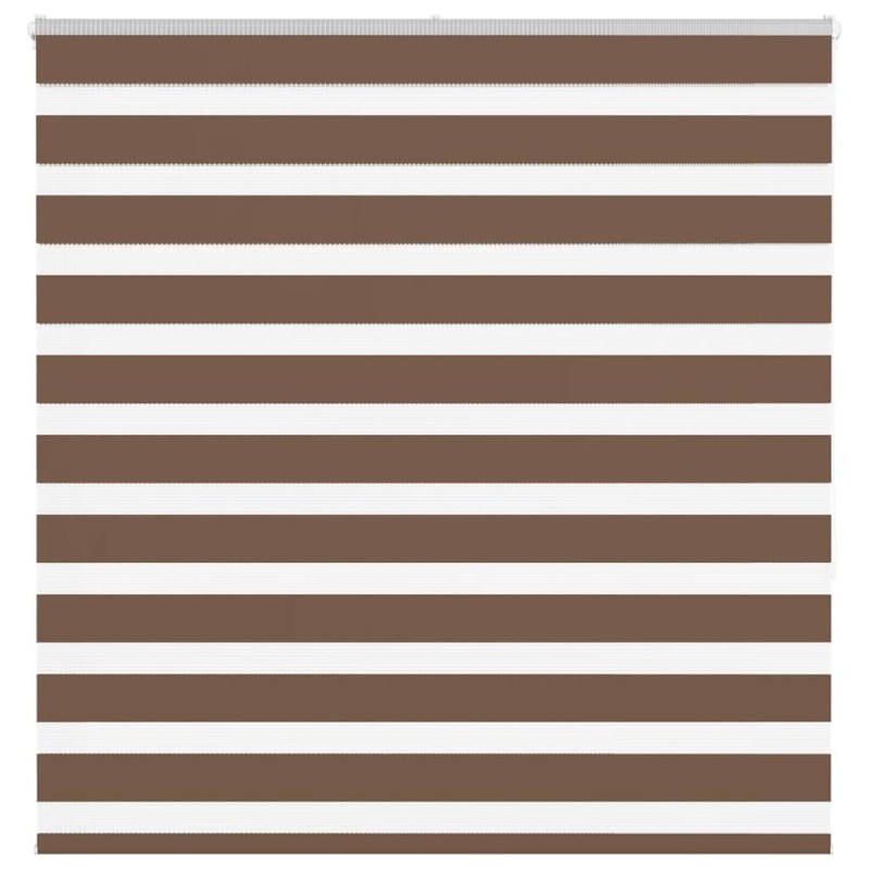 Store zèbre marron 145x150cm largeur du tissu 140,9cm polyester 