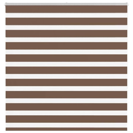 Store zèbre marron 145x150cm largeur du tissu 140,9cm polyester 