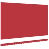 Tissu de remplacement de store pour cadre 5x3,5 m Rouge 