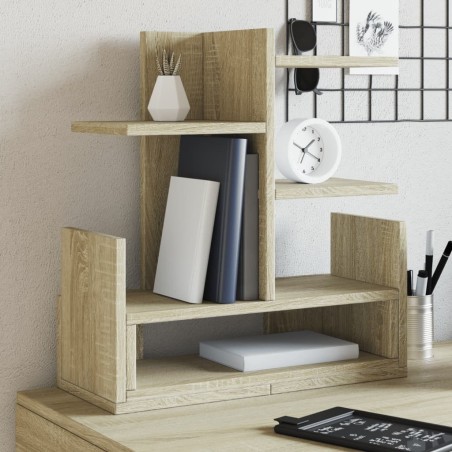 Organisateur de bureau chêne sonoma 49x20x52,5 cm 