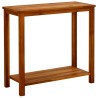 Table console de jardin 80x35x75 cm Bois d'acacia solide 