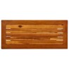Table console de jardin 80x35x75 cm Bois d'acacia solide 