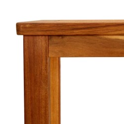 Table console de jardin 80x35x75 cm Bois d'acacia solide 
