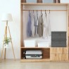 Boîtes de rangement 2 pcs Tissu 50x30x25 cm Anthracite 