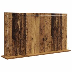Miroir de Toilette Bois ancien Bois et Verre 100 x 55 x 18 cm 