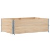 Colliers de palette 2 pcs 120x80 cm bois de pin solide 