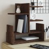 Organisateur de bureau chêne marron 49x20x52,5 cm 