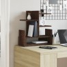 Organisateur de bureau chêne marron 49x20x52,5 cm 