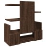 Organisateur de bureau chêne marron 49x20x52,5 cm 