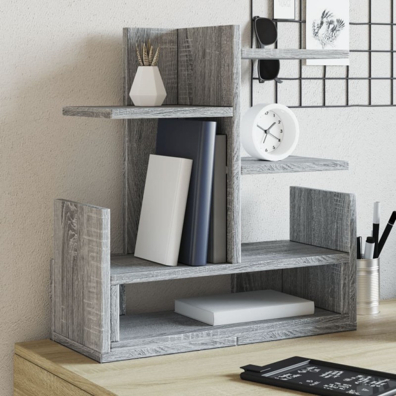 Organisateur de bureau sonoma gris 49x20x52,5 cm 