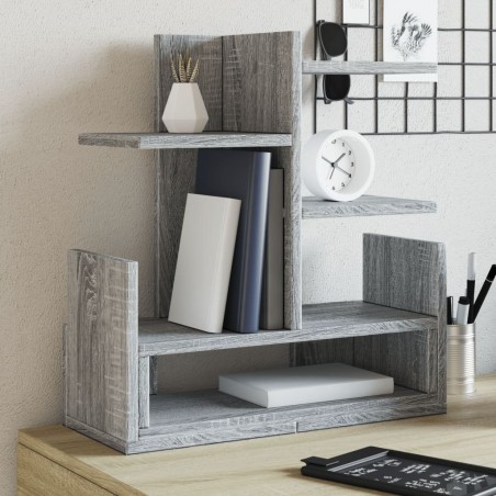 Organisateur de bureau sonoma gris 49x20x52,5 cm 